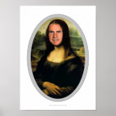 Poster Mona Lisa Carnival Cutout (Devant)