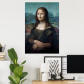Poster Mona Lisa Célèbre Arts Visuels Leonardo da Vinci P (Bureau à domicile)