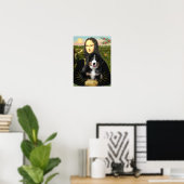 Poster Mona Lisa - chiot de montagne bernois (Bureau à domicile)
