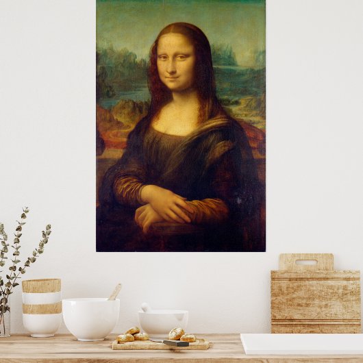 Poster Mona Lisa de Da Vinci (Cuisine)
