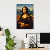 Poster Mona Lisa de Léonard de Vinci (Bureau à domicile)