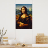 Poster Mona Lisa de Léonard de Vinci (Cuisine)