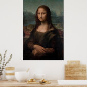 Poster Mona Lisa del Giocondo (Cuisine)