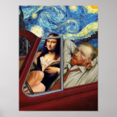 Poster Mona Lisa et Van Gogh (Devant)