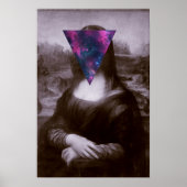 Poster Mona lisa hipster. (Devant)