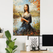 Poster Mona Lisa Inspirée par les Impressionnistes (Bureau à domicile)