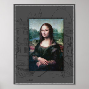 Poster Mona Lisa, La Gioconda. Leonardo da Vinci