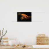 Poster Mona Lisa - mains (Cuisine)