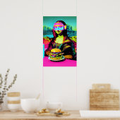 Poster Mona Lisa Meme Pop Art  (Cuisine)