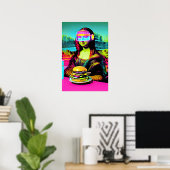 Poster Mona Lisa Meme Pop Art  (Bureau à domicile)