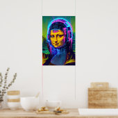 Poster Mona Lisa Meme Pop Art  (Cuisine)
