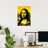 Poster Mona Lisa Meme Pop Art (Bureau à domicile)