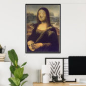Poster Mona Lisa - Non masqué (Bureau à domicile)