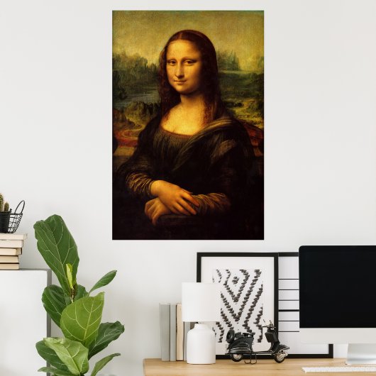 Poster Mona Lisa par Da Vinci (Bureau à domicile)