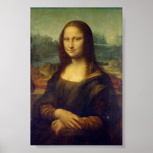 Poster Mona Lisa par Leonardo da Vinci