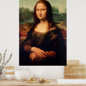 Poster MONA LISA par Leonardo Da Vinci (Cuisine)