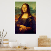 Poster Mona Lisa par Leonardo Da Vinci (Cuisine)