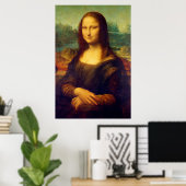 Poster Mona Lisa par Leonardo Da Vinci (Bureau à domicile)