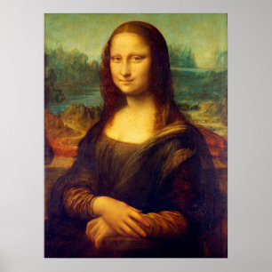 Poster Mona Lisa par Leonardo Da Vinci
