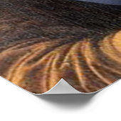 Poster Mona Lisa portant un foulard Leonardo da Vinci (Coin)