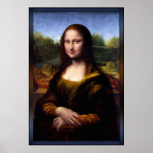 Poster Mona Lisa (Portrait de Lisa Gherardini)