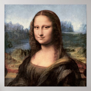 Poster Mona Lisa Portrait / Peinture
