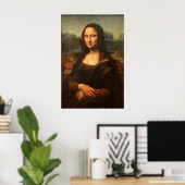 Poster Mona Lisa portrait peinture Leonardo Da Vinci (Bureau à domicile)