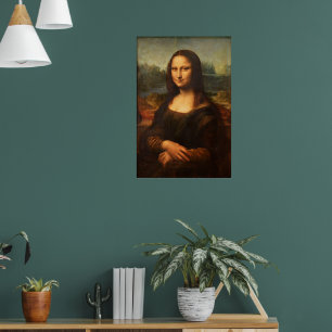 Poster Mona Lisa portrait peinture Leonardo Da Vinci