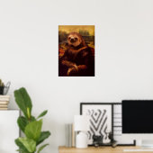 Poster Mona Lisa Sloth (Bureau à domicile)