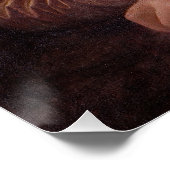 Poster Mona Lisa souffle de bulle grise gomme (Coin)