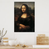Poster Mona Lisa sur toile (Cuisine)