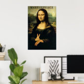 Poster Mona Lisa - une MasterPeace (Bureau à domicile)