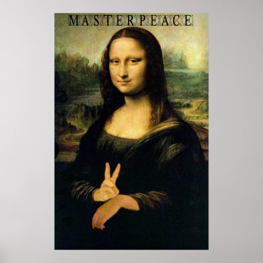 Poster Mona Lisa - une MasterPeace (Devant)