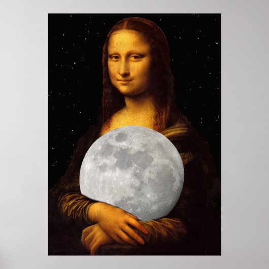 Poster Mona Lune Lisa (Devant)