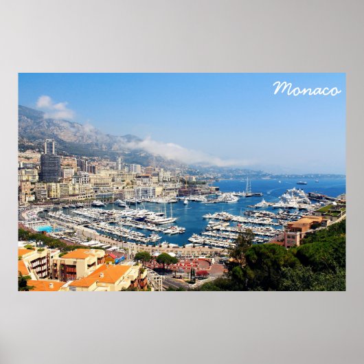 Poster Monaco (Devant)