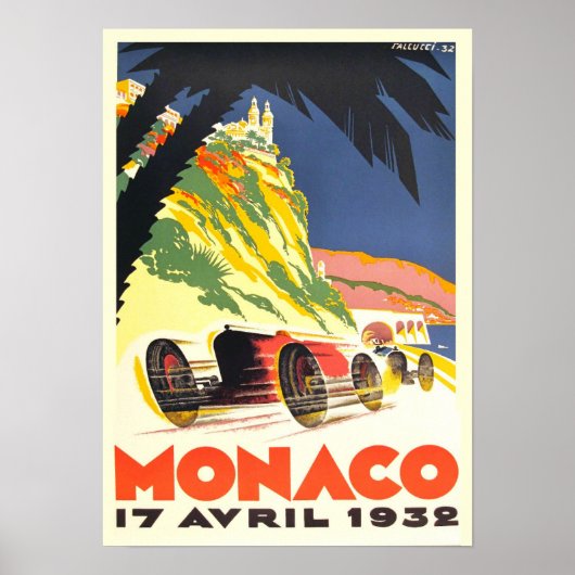 Poster Monaco 17 avril 1932 (Devant)