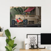 Poster Monaco 1968 de Graham (Bureau à domicile)