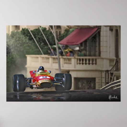 Poster Monaco 1968 de Graham (Devant)