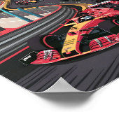 Poster Monaco Lieu de voyage célèbre (Coin)