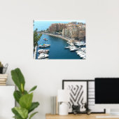 Poster Monaco Marina et Condos (Bureau à domicile)