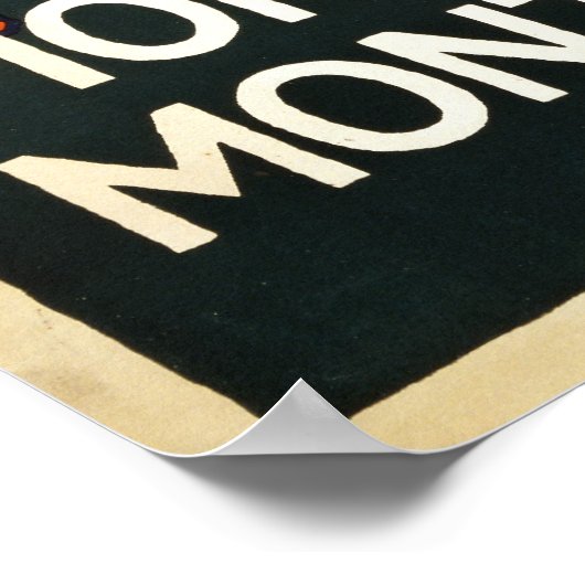 Poster Monaco Monte Carlo (Coin)