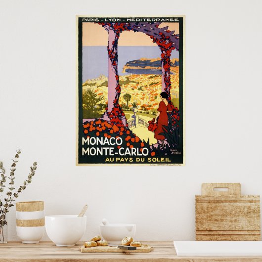 Poster Monaco Monte Carlo (Cuisine)