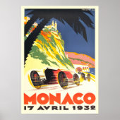 Poster Monaco Racing (Devant)