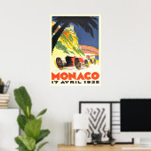 Poster Monaco Racing (Bureau à domicile)