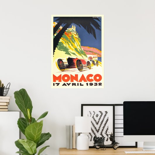 Poster Monaco Racing (Bureau à domicile)