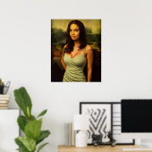 Poster Monaliza 519 ans plus tard (Bureau à domicile)