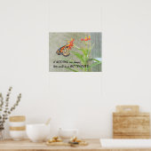 Poster Monarch and Caterpillar avec devis (Cuisine)