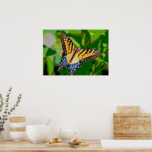 Poster Monarch Butterfly (Cuisine)