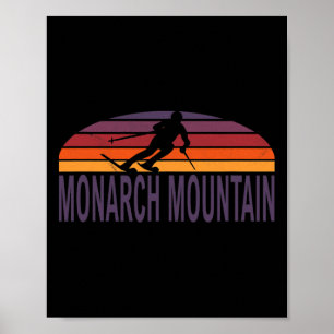 Poster Monarch Mountain Colorado Usa Station de ski Snowb