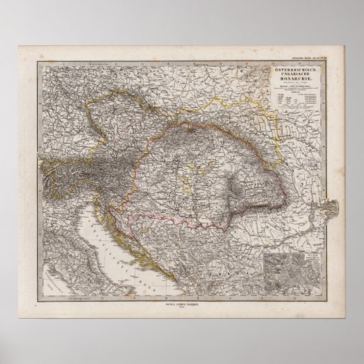 Poster Monarchie austro-hongroise (Devant)